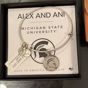 NWT Michigan State University Alex & Ani Bracelet